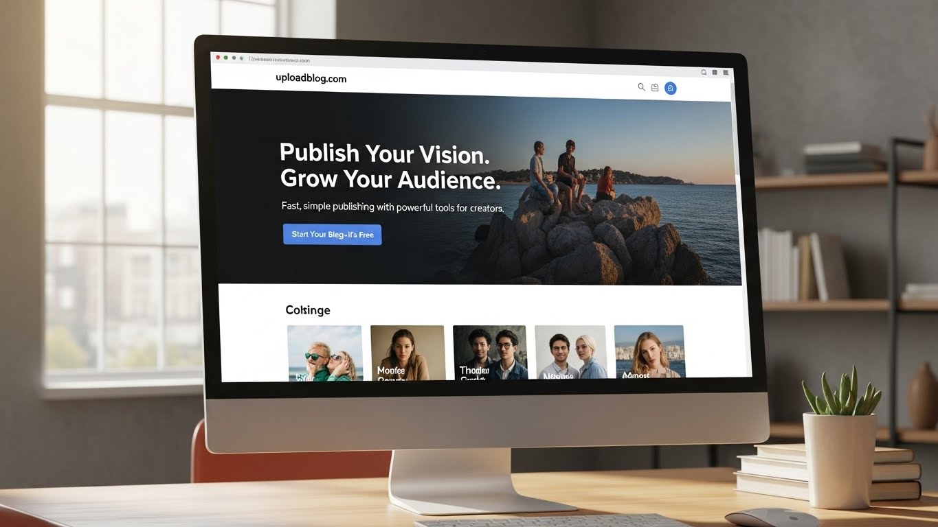 uploadblog.com homepage